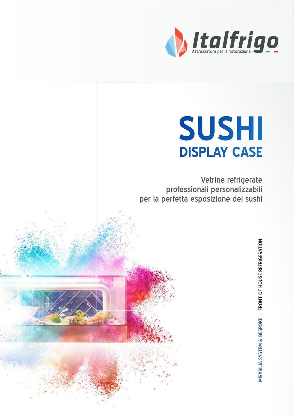 Copertina catalogo vetrine sushi